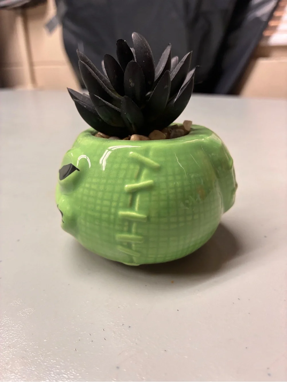 Nightmare Before Christmas- Oogie Boogie Ceramic Artificial Dark Succulent- Mini
